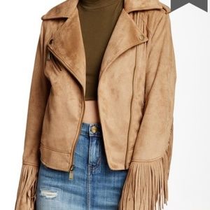 BCBGeneration fringe jacket